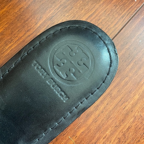 Tory Burch Black Parent Strappy Sandals Size 9 - Picture 3 of 8